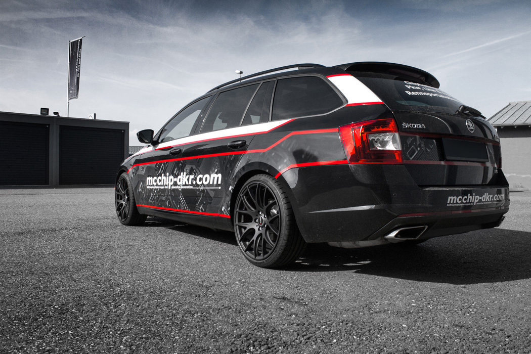 Тюнинг Skoda Octavia RS III от немецких мастеров mcchip-dkr 2 s2