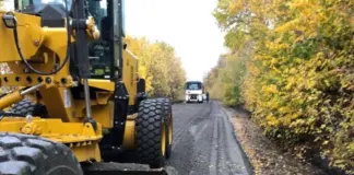 На Полтавщине за неделю отремонтировали почти 40 тыс. м² дорожного покрытия