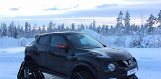 Nissan построил гусеничный Juke