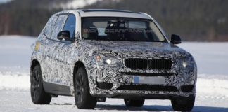 BMW проводит испытания кроссовера X3 нового поколения