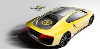 Автомобиль с убирающимся рулем
