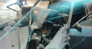 В Харькове ВАЗ врезался в снегоуборочную машину. Погибла молодая девушка