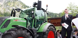 Компанией AGCO презентован новейший трактор типа Fendt 1000 Vario