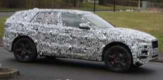Кроссовер Jaguar F-Pace снова замечен на тестах