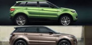 Маленькая стоимость «Evoque» по-китайски