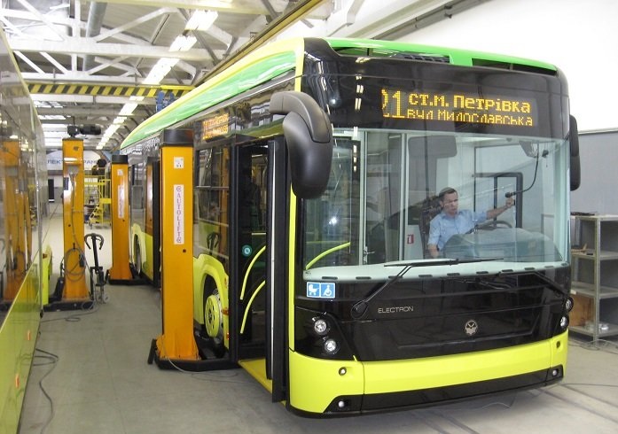 Во Львове собрали первый троллейбус "Электрон" 1 Trolik