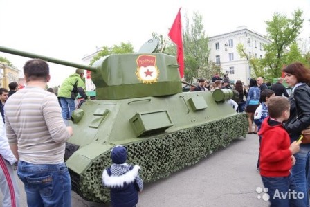 Танк Т-34 на основе ВАЗ-2106 1 Ваз-танк