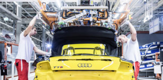 Audi начала производство моделей TT Roadster в Венгрии