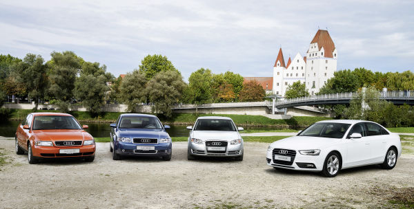 Produktionsjubilaeum in der Audi-Mittelklasse: 20 Jahre Audi A4 am Standort Ingolstadt