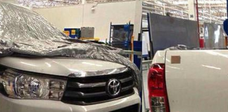 Рестайлинговый Toyota Hilux попала в Сеть