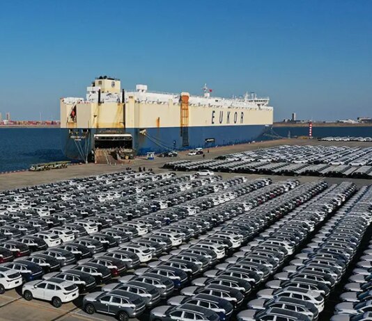 Экспорт автомобилей из Китая ускоряется, несмотря на перебои, вызванные кризисом на Ближнем Востоке
