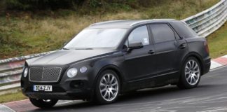 Внедорожник от люксовой компании Bentley был снова замечен в Нюрбургринге