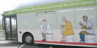 В Великобритании запустили автобус, работающий на био-метане из фекалий