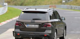 Новый Mercedes M-класс проходит финальное тестирование в Нюрбургринге (Фото)