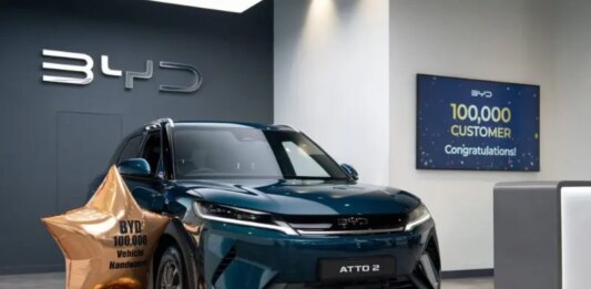 BYD преодолела рубеж в 100 000 проданных автомобилей в Великобритании за три года