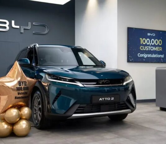 BYD преодолела рубеж в 100 000 проданных автомобилей в Великобритании за три года
