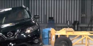 Краш-тест Nissan X-Trail новой генерации (Видео)