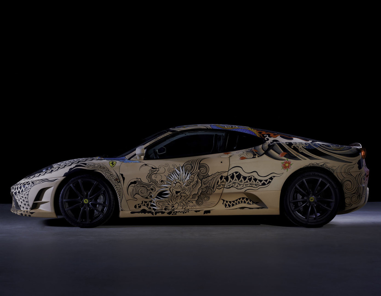 Ferrari F430 под кистью Филиппе Паскуа 2 ss